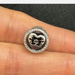 AUTHENTIC PANDORA CHARM DISNEY MICKEY MINNIE LOVE